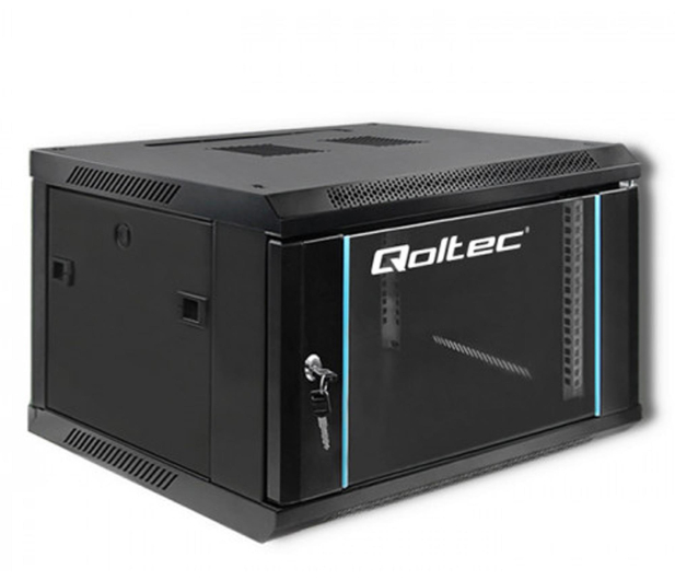 QOLTEC Szafa RACK 19 cali | 6U | 600 x 370 x 600 54465 - 1329963 - zdjęcie 4